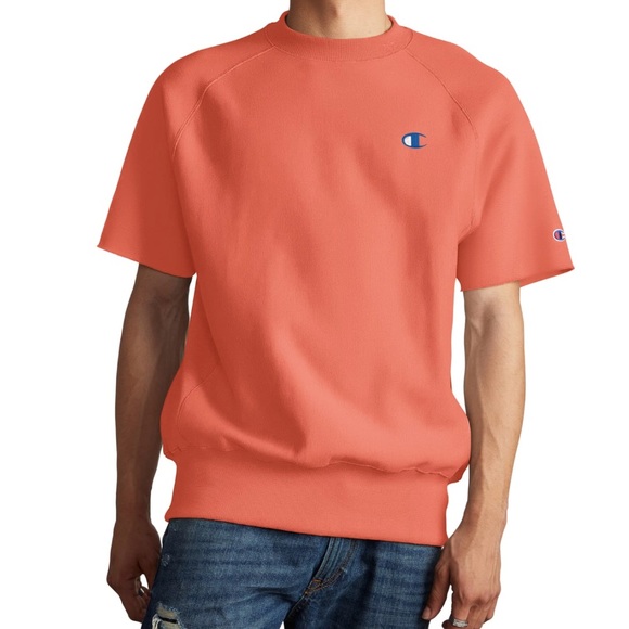 short sleeve champion sweatshirt